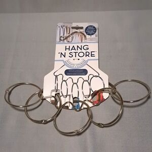 Accessory Organizer Hang‎ Silver Open Ring  Purchase Scarves Belts Ties J…